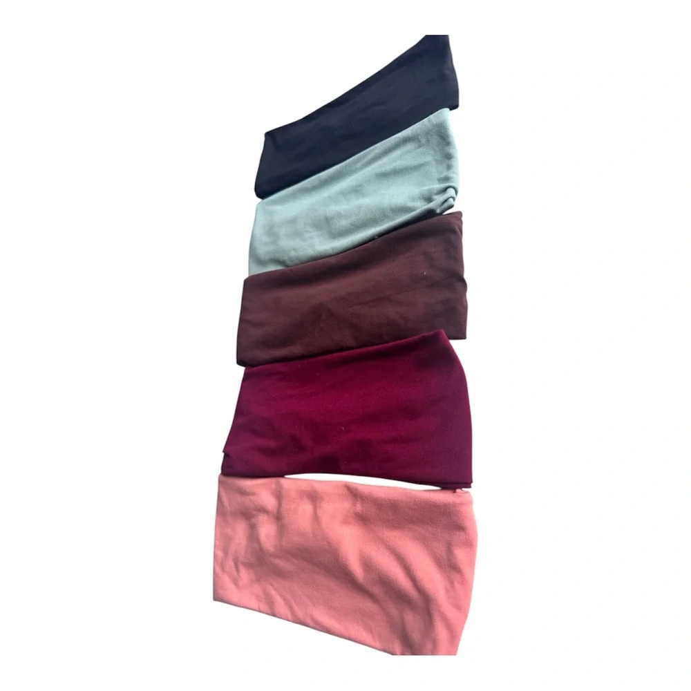 NWOT Set of Five Multi-Color Boho headbands - Picture 5 of 5